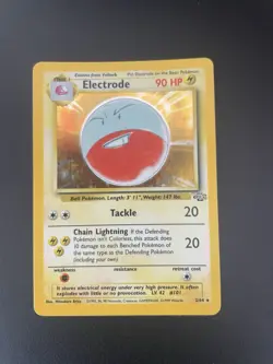 Pokemon TCG Electrode Jungle 2/64 Holo Unlimited Holo Rare - Image 1