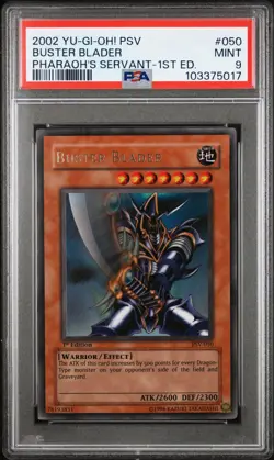 PSA 9 Buster Blader PSV-050 Pharaoh's Servant 1st Edition - Image 1