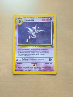 Haunter (6) Holo Rare Fossil Psychic Unlimited Holo 06/62 1999 MP - Image 1