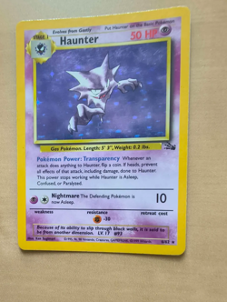 Haunter (6) Holo Rare Fossil Psychic Unlimited Holo 06/62 1999 MP - Image 2