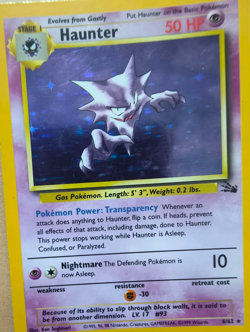 Haunter (6) Holo Rare Fossil Psychic Unlimited Holo 06/62 1999 MP - Image 3