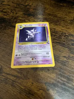 Haunter 6/62 Fossil Holo Rare 1999 English 50 HP Unlimited Edition - Image 3