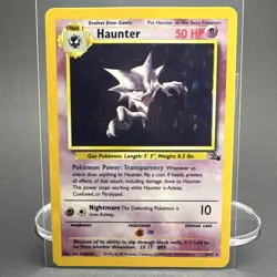 WoTC Haunter 6/62 Fossil Holo Rare Unlimited 1999 English 50 HP Sugimori NM 👁 - Image 1