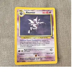 Wizards of the Coast Pokemon TCG Haunter 6/62 Fossil Unlimited Rare 1999 English - Image 1