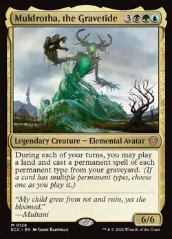 Muldrotha, the Gravetide - 128 - NM - Commander: Lorwyn Eclipsed - MTG - Image 1