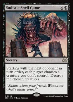 Sadistic Shell Game - 24 - NM - Commander: Duskmourn: House of Horror - MTG - Image 1