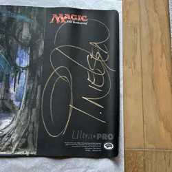 Mtg Playmat Guru Land Swamp Signed - Image 2