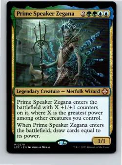 Magic the Gathering Prime Speaker Zegana Commander: Lost Caverns of Ixalan MTG - Image 1