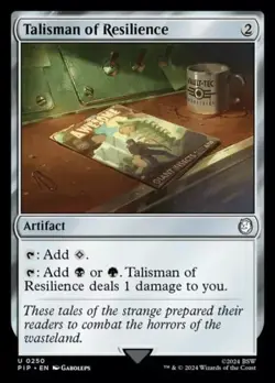 Talisman of Resilience - 250 - NM - Universes Beyond: Fallout - MTG - Image 1