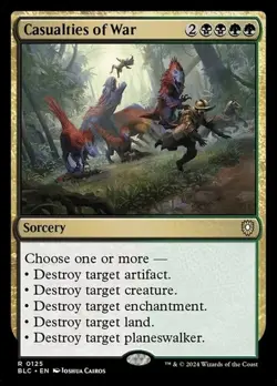 Casualties of War - 125 - NM - Commander: Bloomburrow - MTG - Image 1