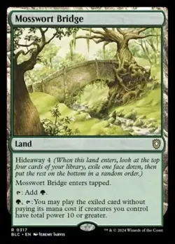 Mosswort Bridge - 317 - NM - Commander: Bloomburrow - MTG - Image 1