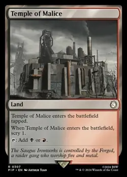 Temple of Malice - 307 - NM - Universes Beyond: Fallout - MTG - Image 1