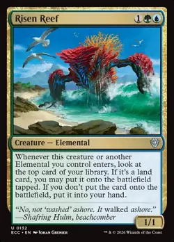 Risen Reef - 132 - NM - Commander: Lorwyn Eclipsed - MTG - Image 1