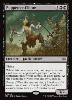 Puppeteer Clique - 84 - NM - Commander: Lorwyn Eclipsed - MTG - Image 1