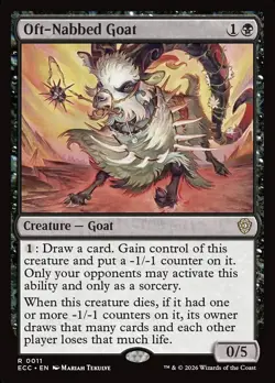 Oft-Nabbed Goat - 11 - NM - Commander: Lorwyn Eclipsed - MTG - Image 1