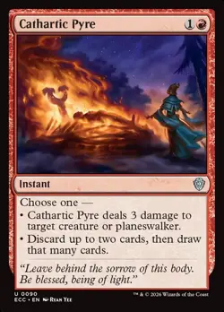 Cathartic Pyre - 90 - NM - Commander: Lorwyn Eclipsed - MTG - Image 1