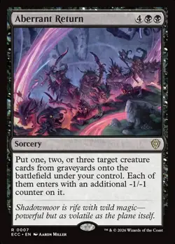 Aberrant Return - 7 - NM - Commander: Lorwyn Eclipsed - MTG - Image 1