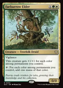 Faeburrow Elder - 53 - NM - Commander: Lorwyn Eclipsed - MTG - Image 1
