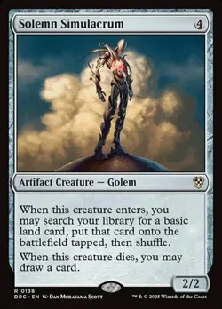 Solemn Simulacrum - 138 - NM - Commander: Aetherdrift - MTG - Image 1