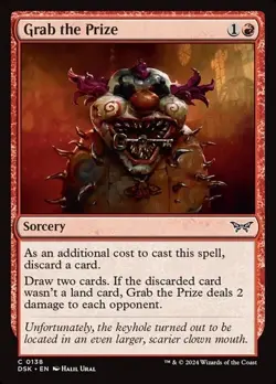 Grab the Prize - 138 - NM - Duskmourn: House of Horror - MTG - Image 1