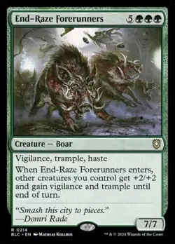 End-Raze Forerunners - 214 - NM - Commander: Bloomburrow - MTG - Image 1