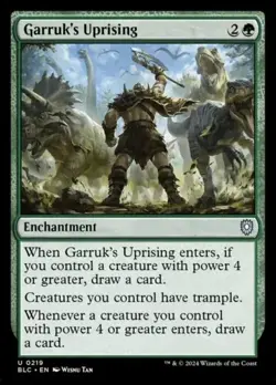 Garruk's Uprising - 219 - NM - Commander: Bloomburrow - MTG - Image 1