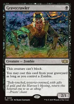 Gravecrawler - 93 - NM - Commander: Tarkir: Dragonstorm - MTG - Image 1