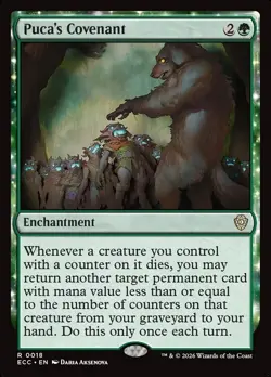 Puca's Covenant - 18 - NM - Commander: Lorwyn Eclipsed - MTG - Image 1