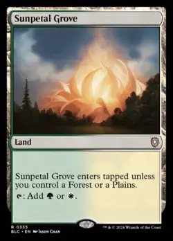 Sunpetal Grove - 335 - NM - Commander: Bloomburrow - MTG - Image 1