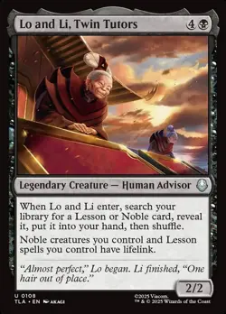 Lo and Li, Twin Tutors - 108 - NM - Avatar: The Last Airbender - MTG - Image 1