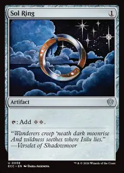Sol Ring (0058) - 58 - NM - Commander: Lorwyn Eclipsed - MTG - Image 1