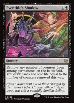 Eventide's Shadow - 8 - NM - Commander: Lorwyn Eclipsed - MTG - Image 1