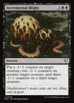 Incremental Blight - 76 - NM - Commander: Lorwyn Eclipsed - MTG - Image 1
