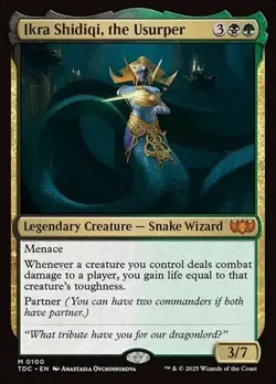 Ikra Shidiqi, the Usurper - 100 - NM - Commander: Tarkir: Dragonstorm - MTG - Image 1