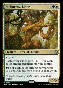 Faeburrow Elder - 252 - NM - Commander: Bloomburrow - MTG - Image 1