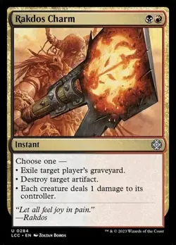 Rakdos Charm - 284 - NM - Commander: The Lost Caverns of Ixalan - MTG - Image 1