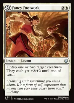 Fancy Footwork - 19 - NM - Avatar: The Last Airbender - MTG - Image 1