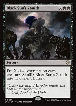 Black Sun's Zenith - 71 - NM - Commander: Lorwyn Eclipsed - MTG - Image 1