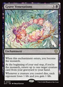 Grave Venerations - 9 - NM - Commander: Lorwyn Eclipsed - MTG - Image 1