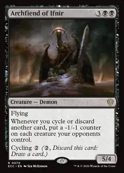 Archfiend of Ifnir - 70 - NM - Commander: Lorwyn Eclipsed - MTG - Image 1