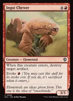 Ingot Chewer - 95 - NM - Commander: Lorwyn Eclipsed - MTG - Image 1