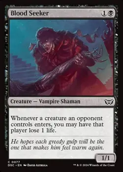 Blood Seeker - 77 - NM - Commander: Duskmourn: House of Horror - MTG - Image 1