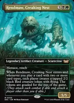 Rendmaw, Creaking Nest - 5 - NM Foil - Commander: Duskmourn - MTG - Image 1