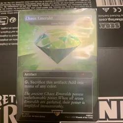Mtg Sonic Chaos Emerald Foil Lotus Petal - Image 1