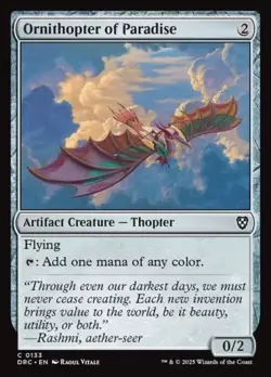 Ornithopter of Paradise - 133 - NM - Commander: Aetherdrift - MTG - Image 1