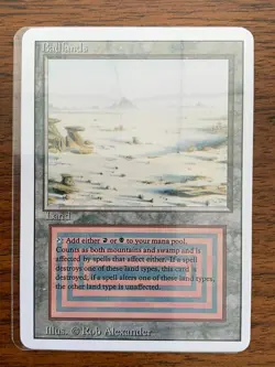 Mtg Badlands 3Ed English Revised Dual Land - Image 1