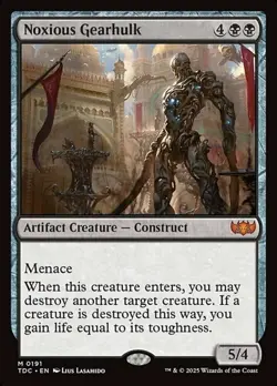 Noxious Gearhulk - 191 - NM - Commander: Tarkir: Dragonstorm - MTG - Image 1