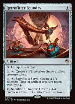 Retrofitter Foundry - 136 - NM - Commander: Aetherdrift - MTG - Image 1