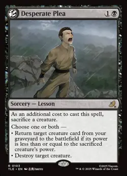 Desperate Plea - 103 - NM - Avatar: The Last Airbender - MTG - Image 1