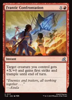 Frantic Confrontation - 117 - NM - Avatar: The Last Airbender - MTG - Image 1